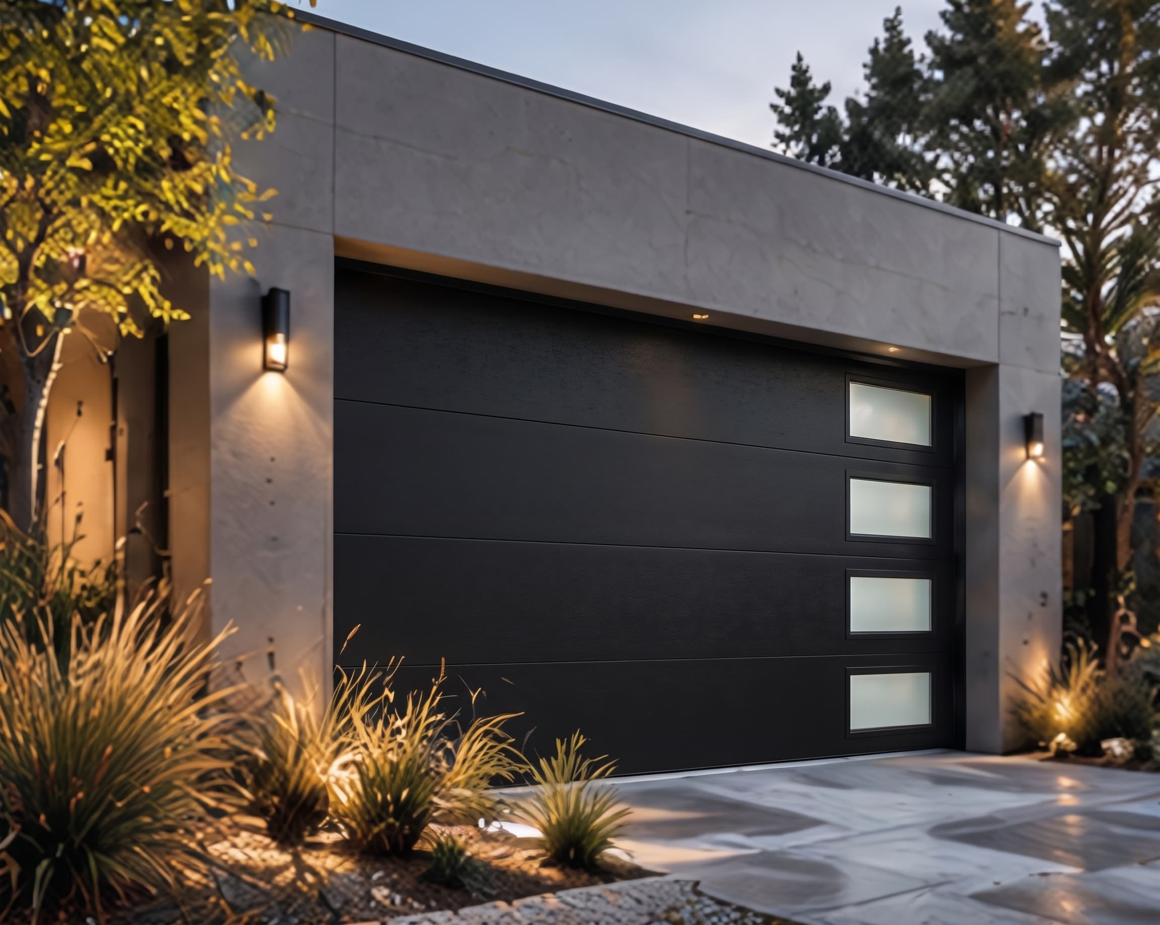 Fairhaven double garage door, after